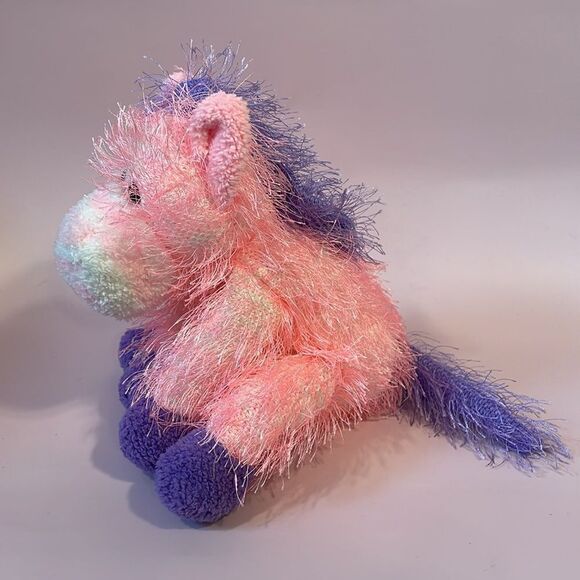 2003 Ty Punkies Collection Swoosh the Pink, White & Purple Horse Excellent Used… - Picture 2 of 8